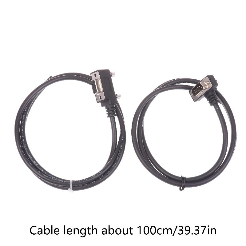 Db9 Rs232 Serial Cable Up Down Angle D-Sub 9 Pin Rs232 Serial Port Cable Com Port Extension Cord For Plc Modem Pos