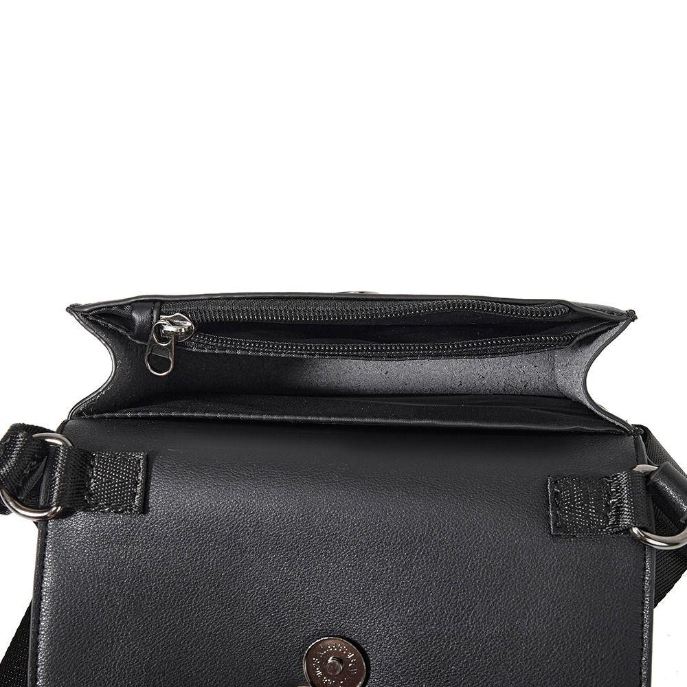 Pu Male Crossbody Bag Large Capacity Rectangular Shoulder Bag Simple Men's Messenger Bag  Work