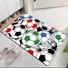 Benutzerdefinierter Fußball-Teppich mit Namen, für Bürostuhl, Wohnzimmer, Schlafzimmer, Küche, Dekor, Geschenke.