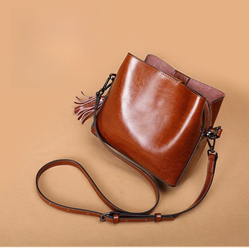 Real Cow Leather Ladies HandBags Women Genuine Leather Bags Totes Messenger Bags Hign Quality Designer Luxury Brand Bag