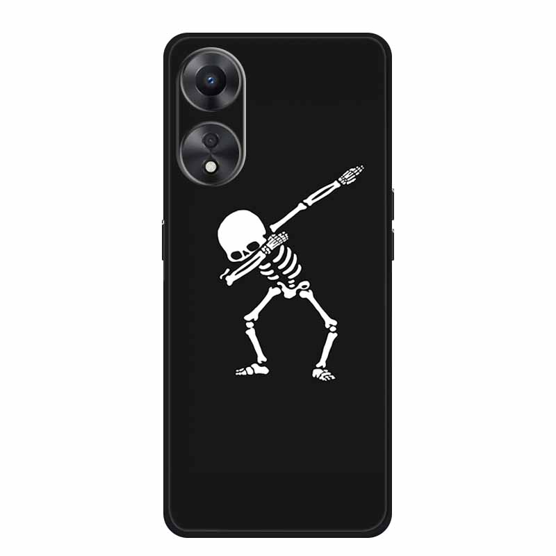 For OPPO A78 5G Case Fashion Silicone Soft TPU Back Cover For Oppo A58 A58X 5G OPPOA78 5G Phone Cases Shockproof CPH2483 Fundas