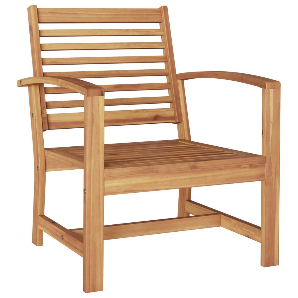 Chair Set 2 Pieces Brown 65 x 60 x 76.5 cm Solid Teak Wood