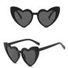 Love Heart Shaped Sunglasses Women Large Frame Fashion Cute Retro Sunglasses Uv400 Protection Unisex Glasses