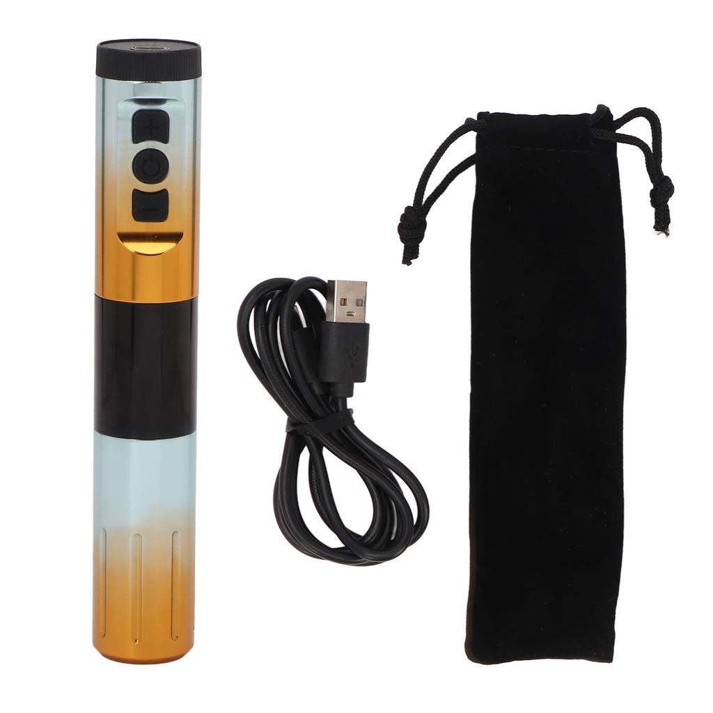 1500mAh Battery Rotary Tattoo Pen Aluminum Alloy Wireless Tattoo Machine for Tattoo Artist Novice