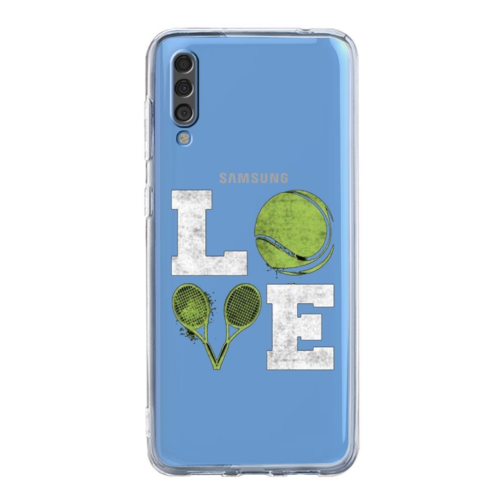 Phone Case For Samsung A14 5G A12 A22 A32 A34 A42 A52 A54 A50 A70 A72 A30 A40 A20E A10S A20S A02S A04S Cover Tennis Ball Sport Samsung A32