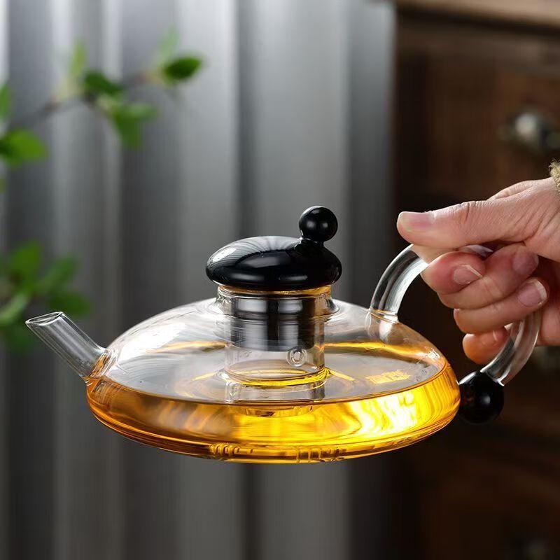 Changqi Rat-Tail Design Glass Teapot