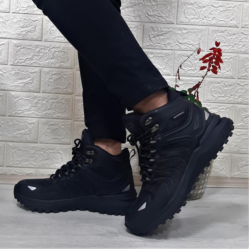 Jump 28680 Black Waterproof Non-Slip Sole Men's Boots