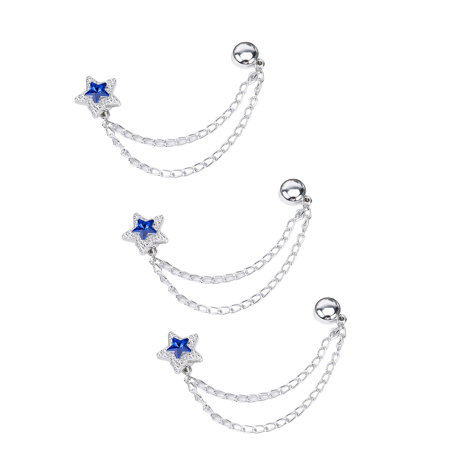 

Magnetic Snap Closure Adjustable Pant Cuff Chain With High Strength Alloy For Cycling Running And Outdoor Activities In Classic Blue синий