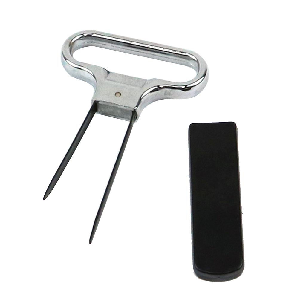 Portable Wine Bottle Opener Corks Waiters Corkscrew Out Tool Two Prongs Wine Bottle Opener Corkscrew Remover