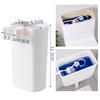 2PCS Toilet Solid Dispenser-Tank Replacement Part,Toilet Bowl Cleaner Buffer Box,Hanging Slow-Release Dispenser,Extends Cleaning