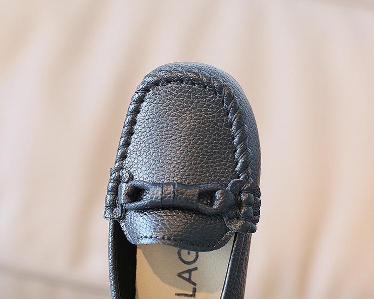 British Style Soft Sole Leather Slip-On Shoes for Boys - Autumn 2022 Trend