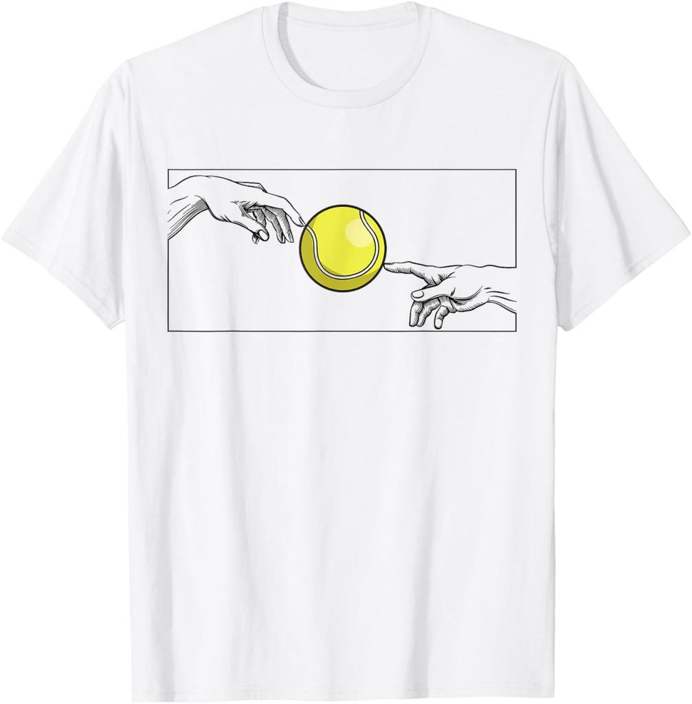 Tennis Ball for Tennis Player To Tennis T-Shirt Unisex Summer Streetwear Tops Customizable Camiseta Hombre
