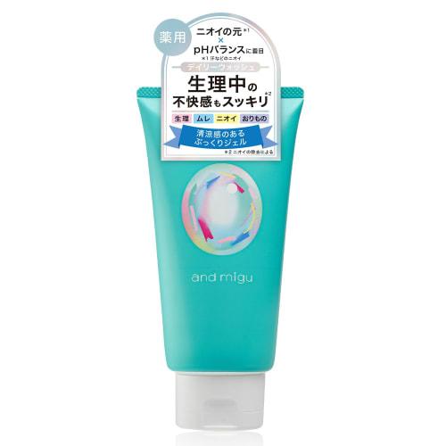 And Migu Medicated Femcare Wash, Deodorizing Soap for Delicate Areas, Dark Spots, and Odor Relief, 150g