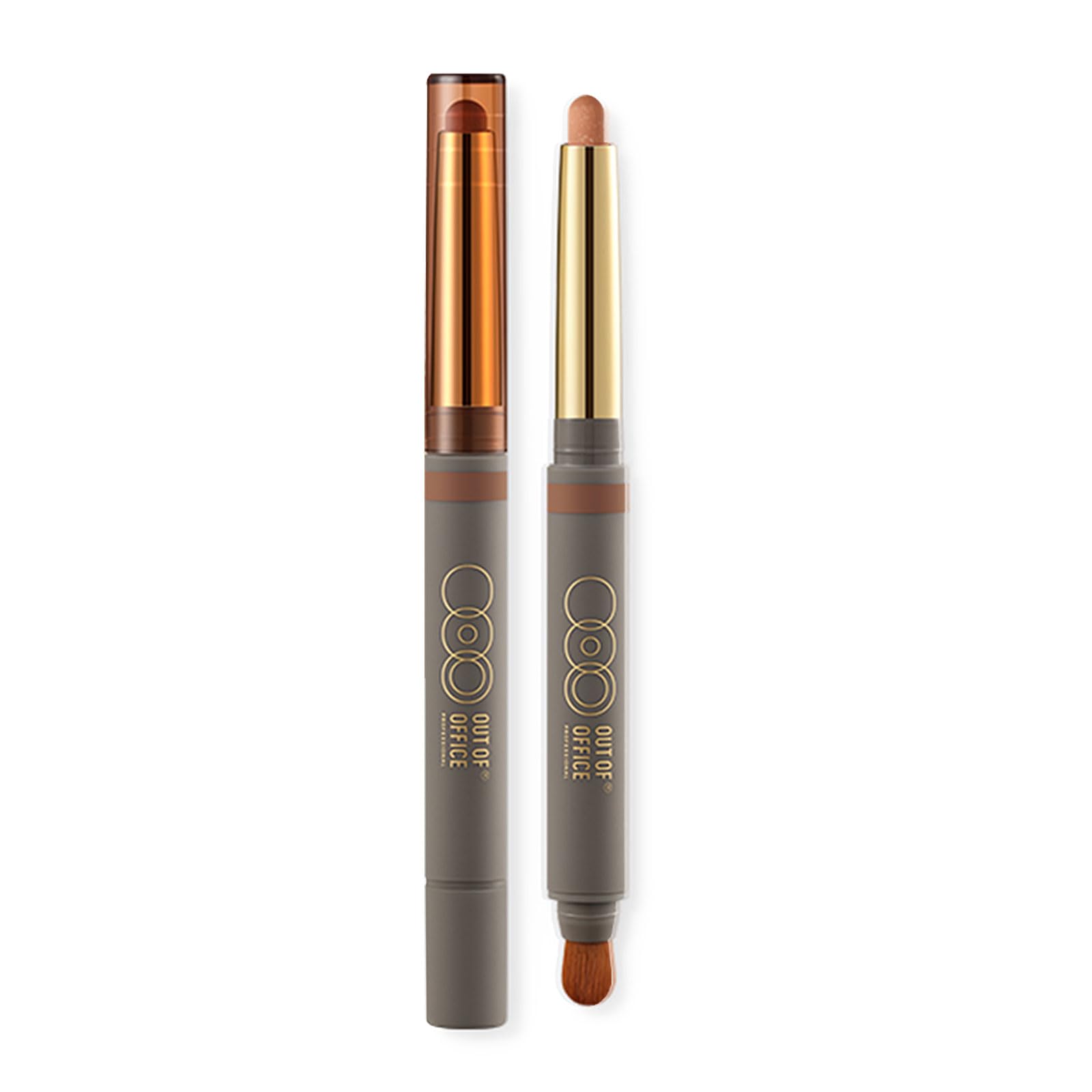 Out of Office Eyeshadow Pencil, Double-Ended Pencil Eyeshadow, Highlighter & Matte Eyeshadow, Eyeshadow Stick, for Under-Eye Bag Makeup, Eyeshadow