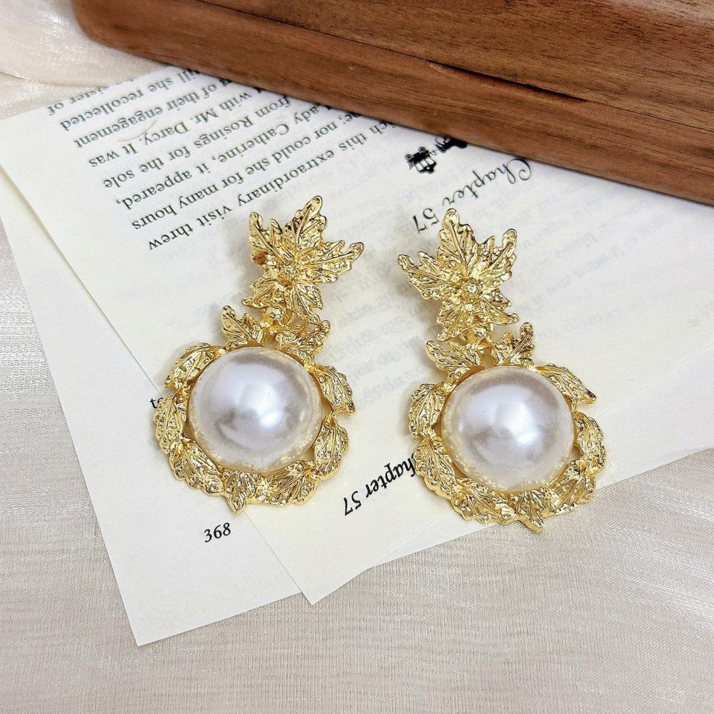 

Вінтажні геометричні сережки-пусети зі стразами - Ретро придворний стиль, Нішевий дизайн, Легка розкіш, Високий клас