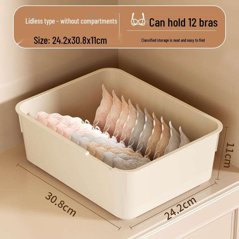 

Органайзер для интимной одежды «три в одном»: Коробка для хранения нижнего белья, трусиков и носков с разделителями, крышкой и ароматом