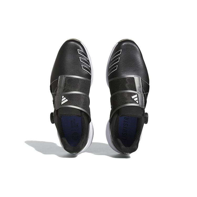 Adidas Zg23 Shock Absorbing Slip Resistant Durable Low Top Golf Shoes Men Golf Shoes Black White GY9714