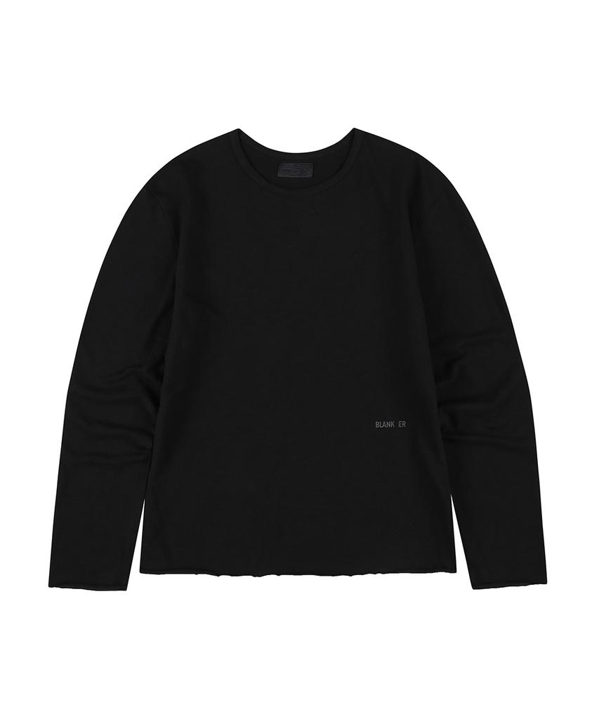 EEERRR Blank Er Cutting Slub Crop Long Sleeve (3 Colors)