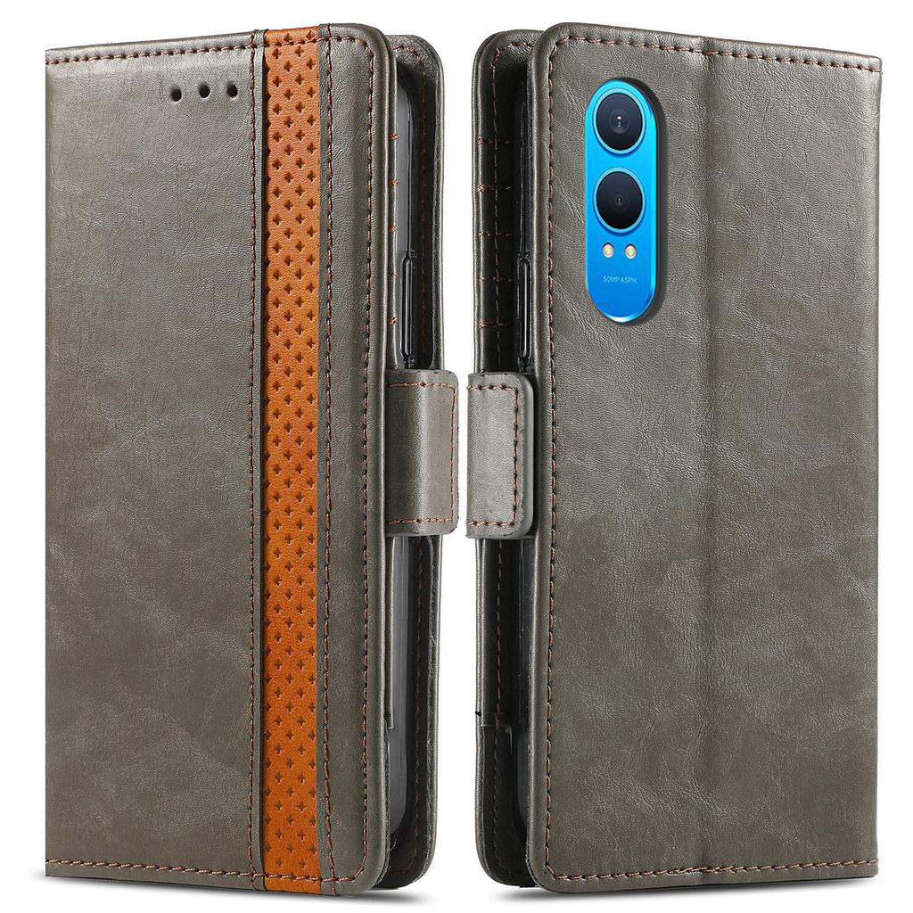 For OnePlus Nord CE4 Lite 5G/Oppo K12x 5G (China) Phone Cases CASENEO PU Leather Cover Stand with RFID Blocking Wallet
