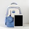 Lightweight Contrast Backpack Student Schoolbag Large Capacity Backpack