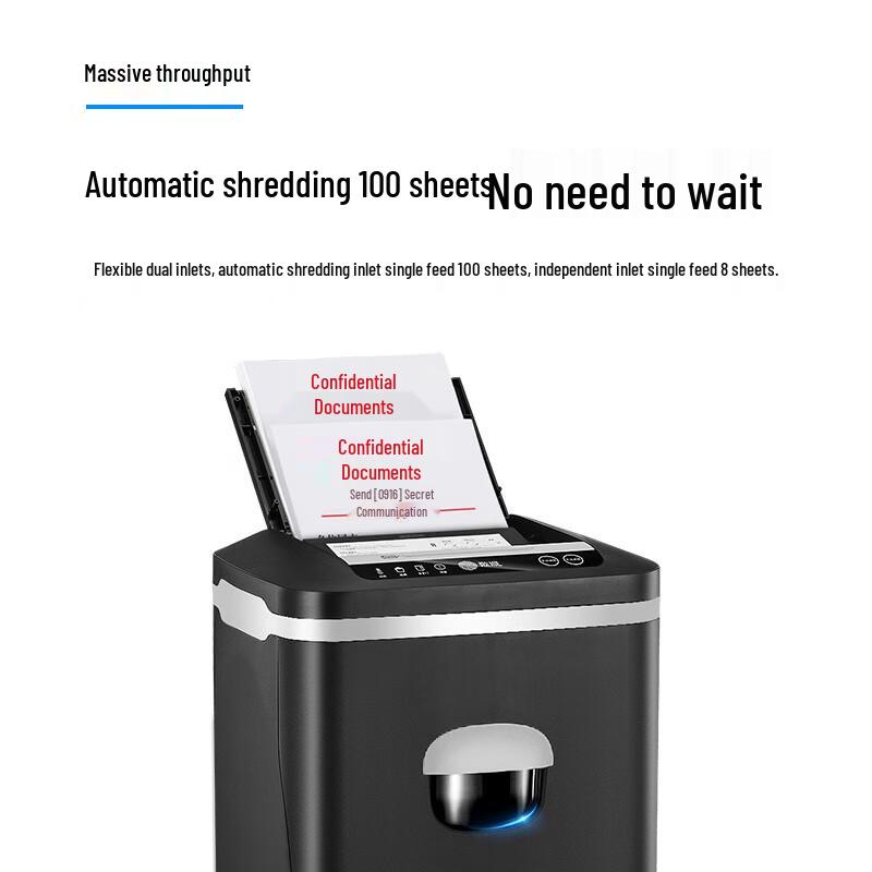 GEPAI GS-8100MD Automatic Office Paper Shredder CN plug (adapter included)