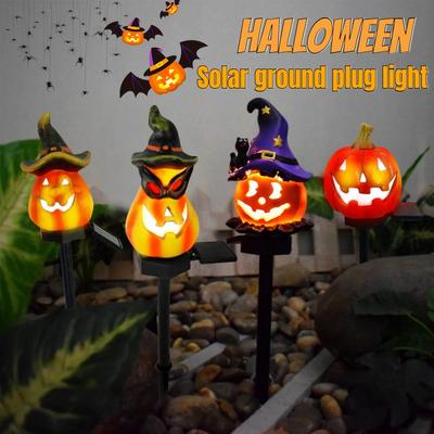 Solar Power Scenery Decoration Atmosphere Light Outdoor Halloween Pumpkin Decoration Light Creative Courtyard Lawn Layout Decor
