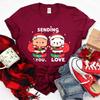 Kawaii Bubu Dudu Merry Christmas Couple Tshirt Trendy Funny Cartoon Anime Shirt Fashion Holiday Party Celebrate Cotton Tees