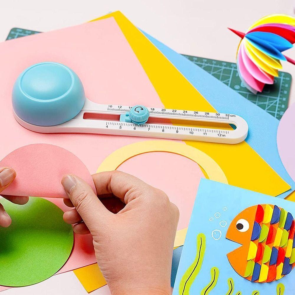 Paper-Cutting Compass Circle Cutter Handicraft Paper Trimmer Scrapbooking  Greeting Card Making