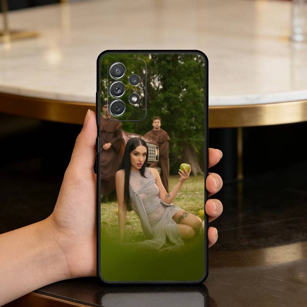 S-Singer M-Maria B-Becerra Soft Silicone Black Cover Phone Case For Samsung Galaxy A73,A72,A71,A70,A53,A52,A51