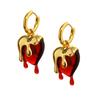 Fashion Earrings, Heart,shaped Earrings, Metal Earrings
