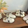 Youth Style Shoes Kids Casual Sneakers Boys Girls Lightweight Non-Slip Rubber Sole Low Top School Shoes With Velcro