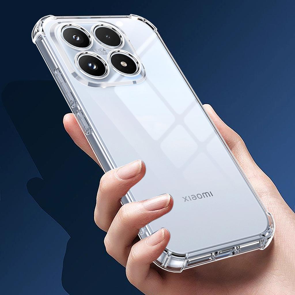 EUCAGR Airbag Transparent TPU Shockproof Case For Xiaomi 17 Pro Max MI17 Back Cover Clear Shell Coque Fundas Xiaomi 17Pro Max
