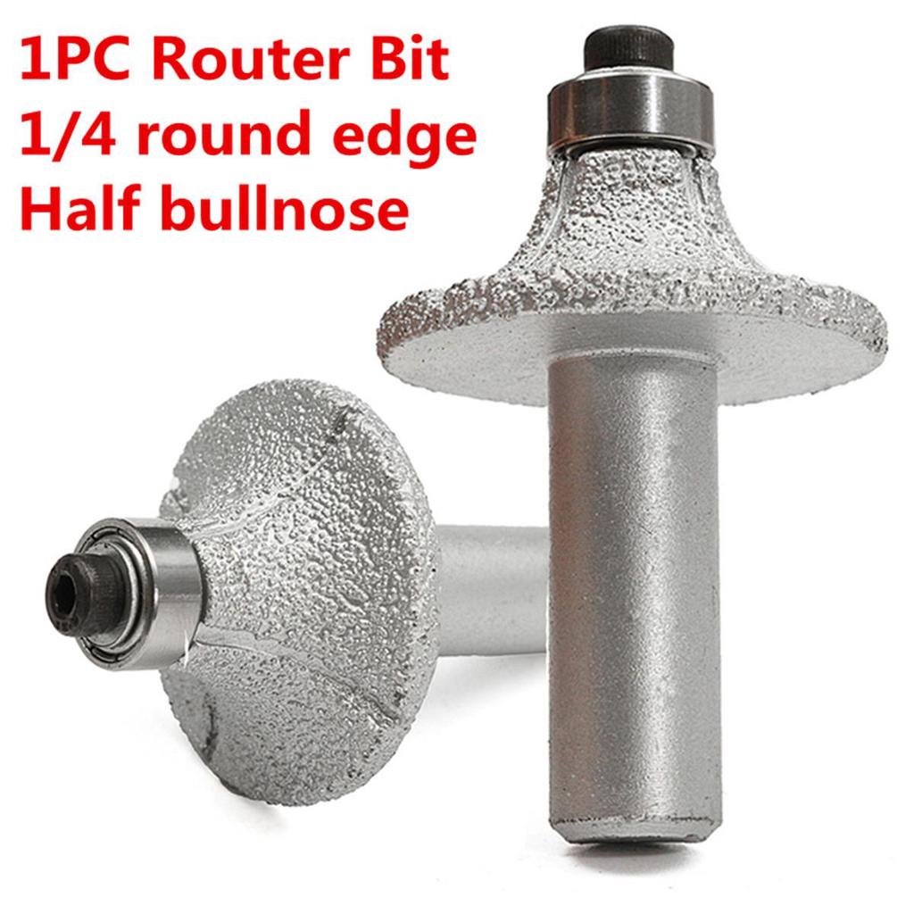 1/2 Diamond Router Bits Durable Tools Auart ZyiLei-Shank Wheel for Marble Granite Hand Profiler Half Bullnose Diamond Milling Cutter 1/2 Diamond Router Bits Durable Tools Auart ZyiLei-Shank Wheel for Marble Granite Hand Profiler Half Bullnose Diamond Milling Cutter