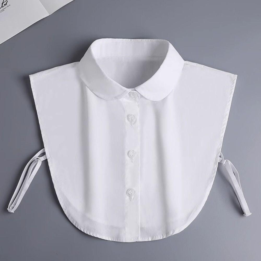 Black Fake Collar White Adjustable Neckline Elegant False Blouse Collar Clothes Decoration