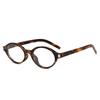 SHAUNA Fashion Small Oval Sunglasses Women Shades UV400 Retro Punk Men Leopard Blue Sun Glasses