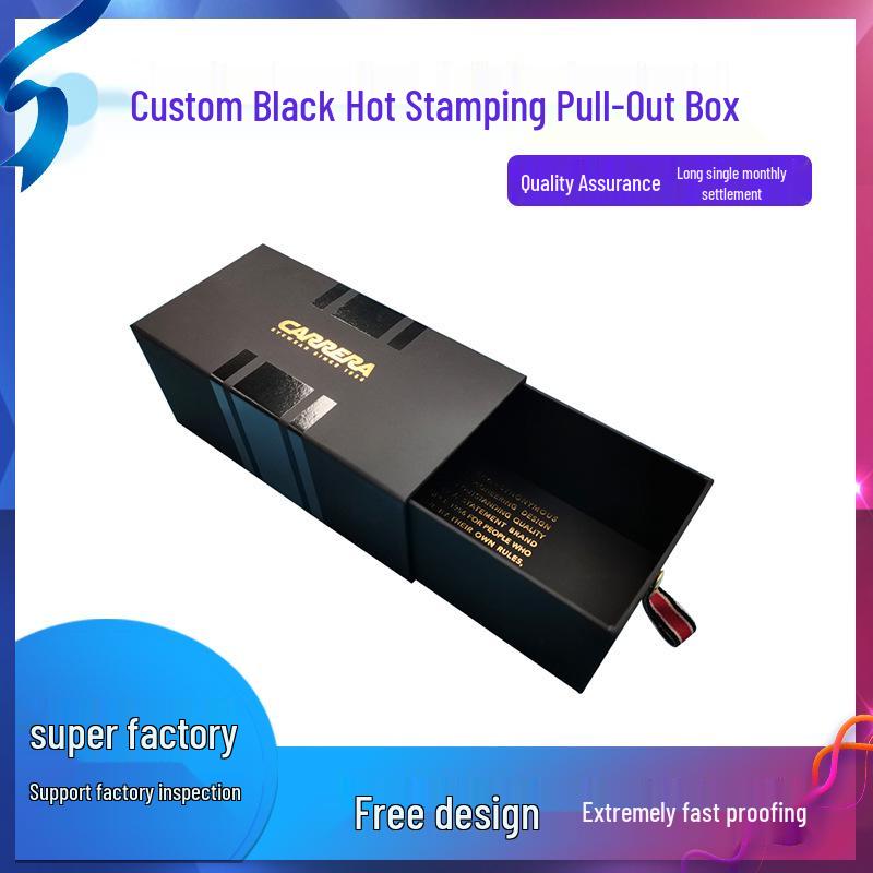 FSC Certified Custom Pull-Out Drawer Box for Lipstick, Jewelry, or Gifts