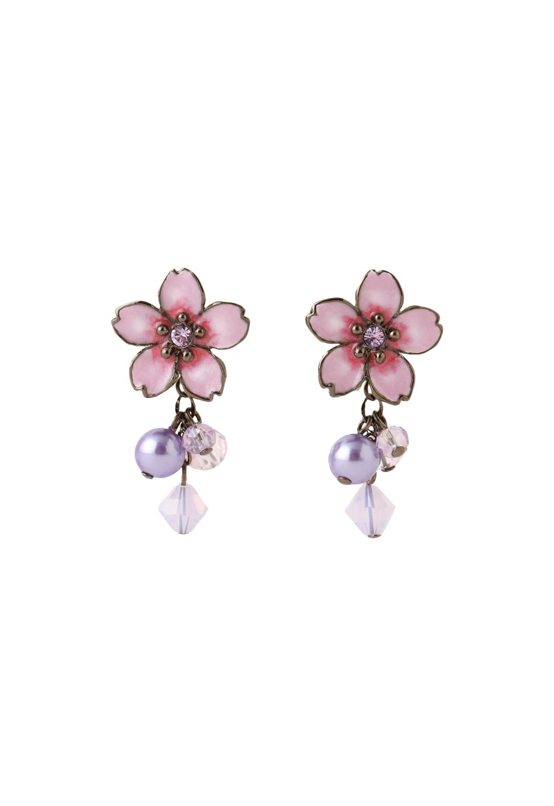 

Серьги с мотивом цветущей сакуры SAME1497 XV [Anna Sui] фиолетовый