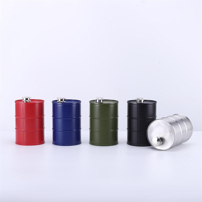 304 Stainless Steel Portable Camping Flask and Wine Barrel