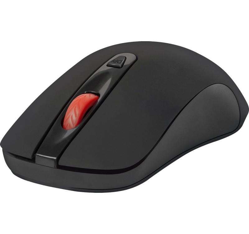 Defender NEXUS MS-195 Wireless Mouse, Optical, Non-click, Silent, 1600dpi, Black