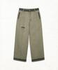 Dandel Dd Box Stitch Binding Pants (Ash Khaki)