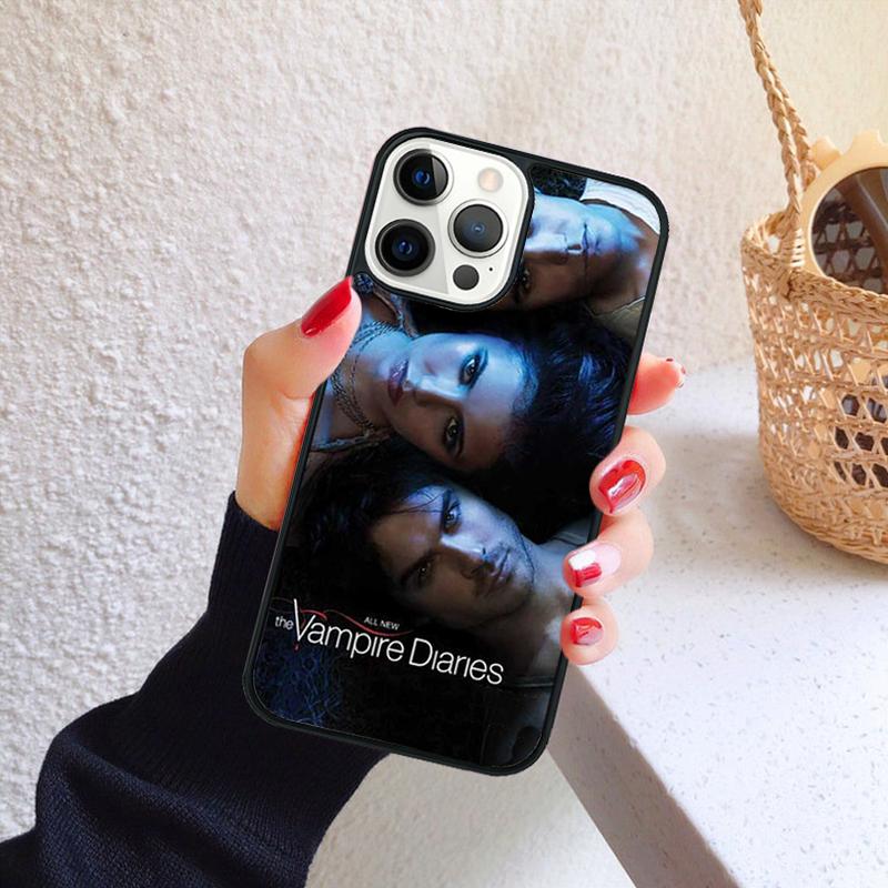 The Vampire Diaries blood damon Phone Case for iPhone 17 Air 16 PRO MAX 15 14 PLUS 11 12 13 Cover Fundas Shell