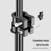2.5m Portable Photography Tripod Stand with Reinforced Spring for Flash & Live Streaming