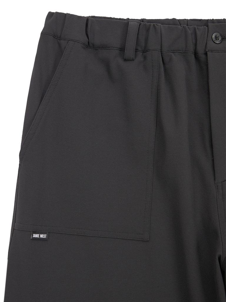 Jeimiweseuteu Nylon Carpenter Pants (Black)