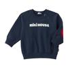 MIKIHOUSE Web Limited Back Logo Sweatshirt Pullover, Baby Kids, Size 120cm, Navy, Model 10-5620-682