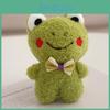 Charming Plush Frog Keychain Soft Pp Cotton Stuffed Animal Bag Accessory