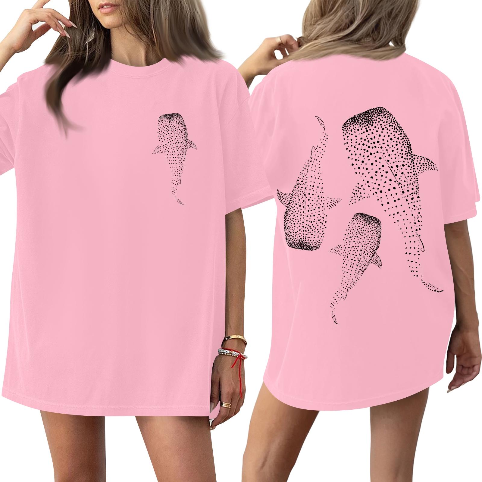 

Женская футболка с круглым вырезом и короткими рукавами с принтом M