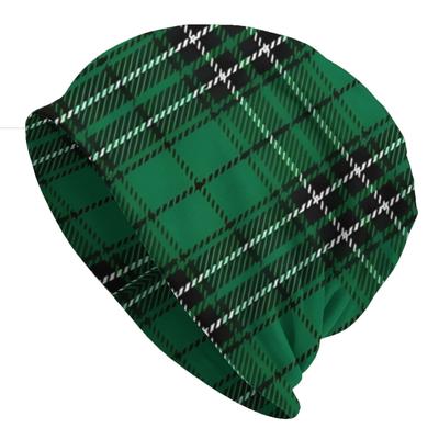Bonnet Hats Scottish Tartan Men Women's Thin Hat Clan Maclean Hunting Plaid Warm Cap Design Skullies Beanies Caps