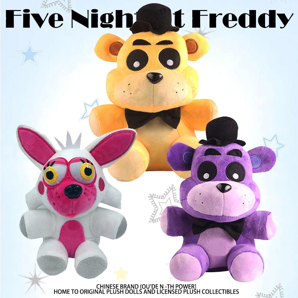 Fnaf Cute Plush Toys Game Doll 18CM Bonnie Bear Foxy Cartoon Stuffed Dolls Freddy Toys For Children Gifts