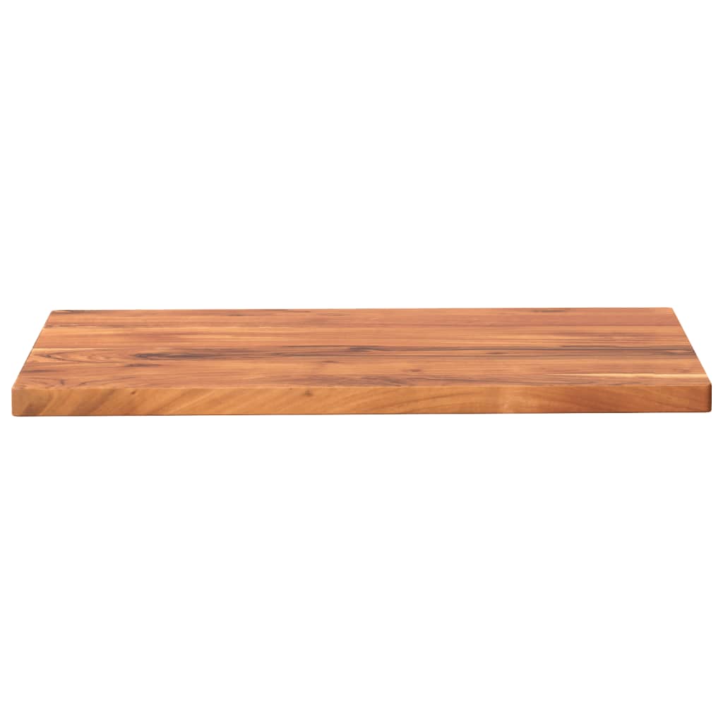 Tabletop 60x50x3.8 cm Rectangular Solid Acacia Wood