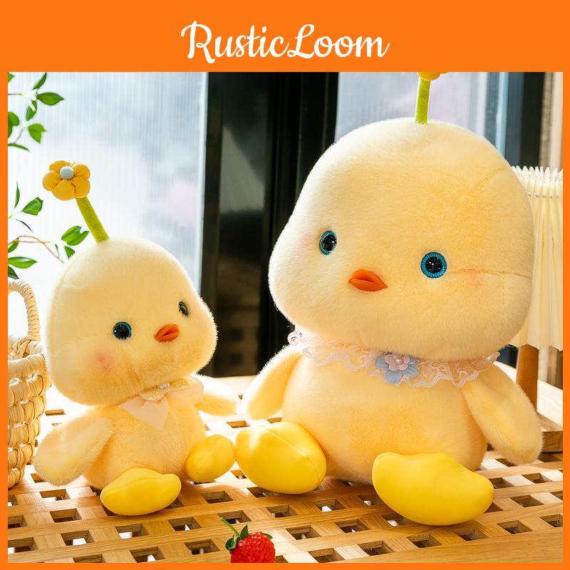 Cute Plush Toy Doll For Children's Birthday Gift Animal Chicken Design Short Plush Material 20cm Height